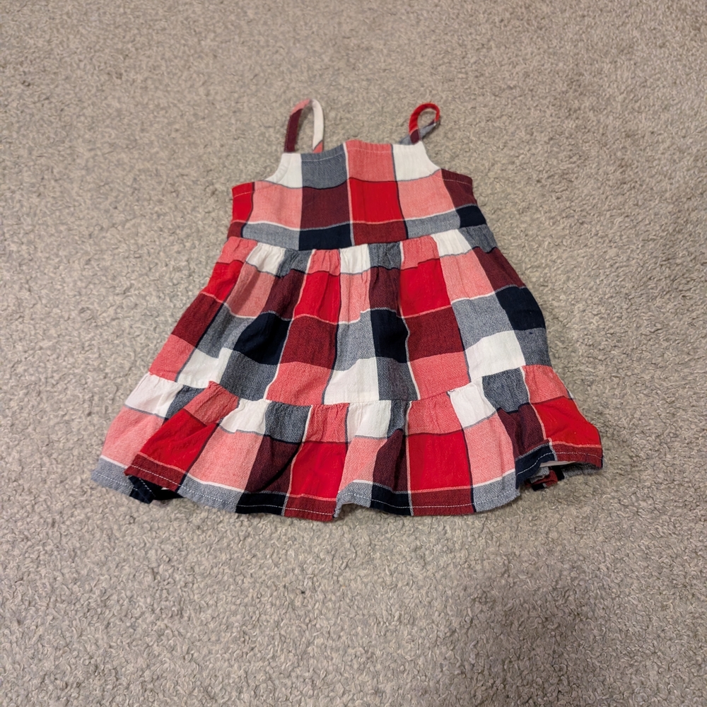 3 For $12 Plaid Sleeveless Dress - Picture 3 of 6